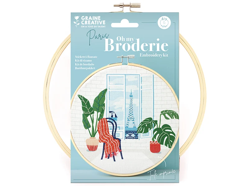Kit broderie partielle - Paris