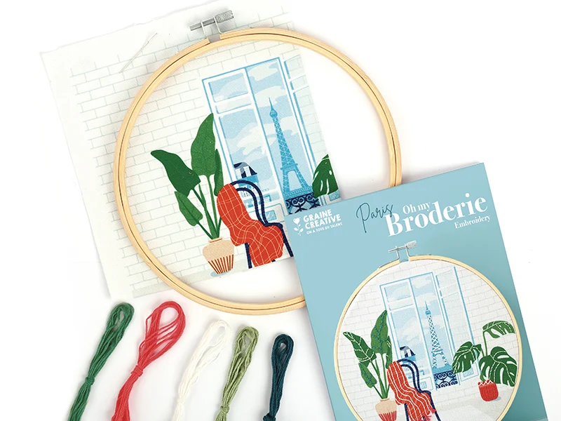 Kit broderie partielle - Paris