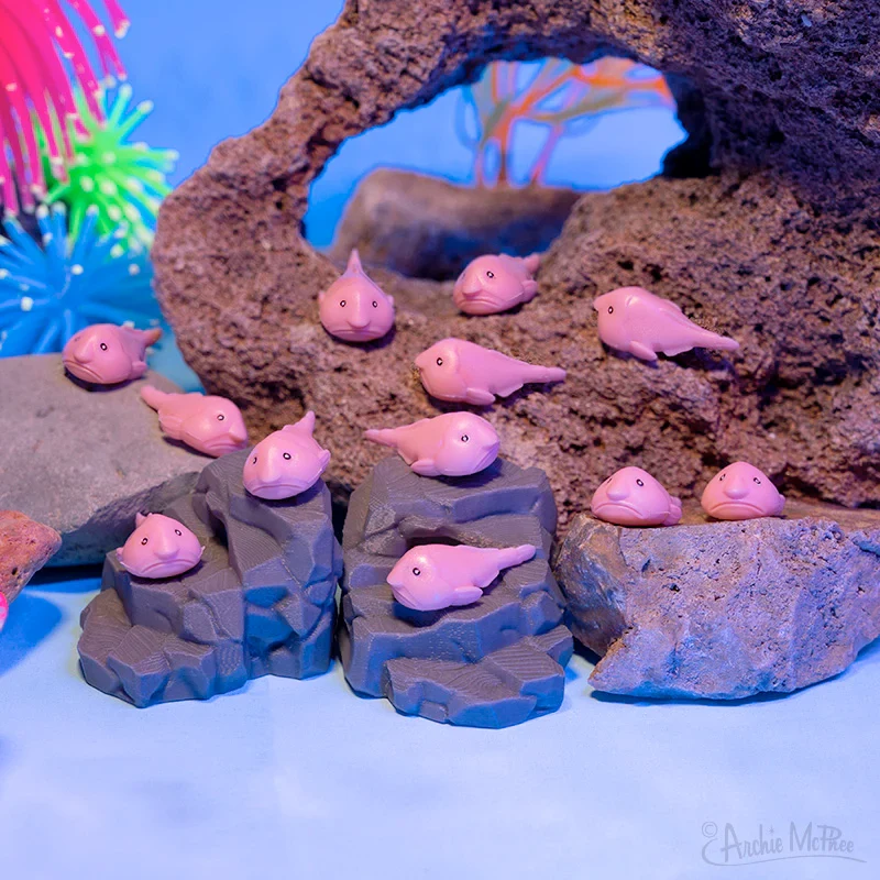 Itty Bitty Blobfish - set of 12