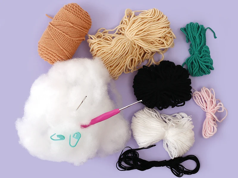 Kit Minigurumi singe Nori - Graine Creative