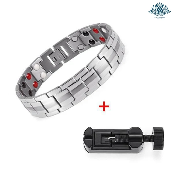 Bracelet magnétique anti-stress