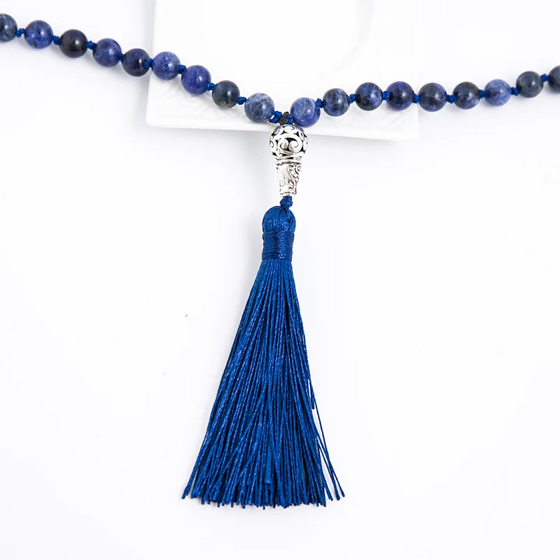 Collier Mala 108 pierres naturelles