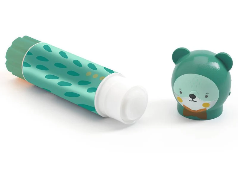 Baton de colle avec capuchon animaux - modèle aléatoire