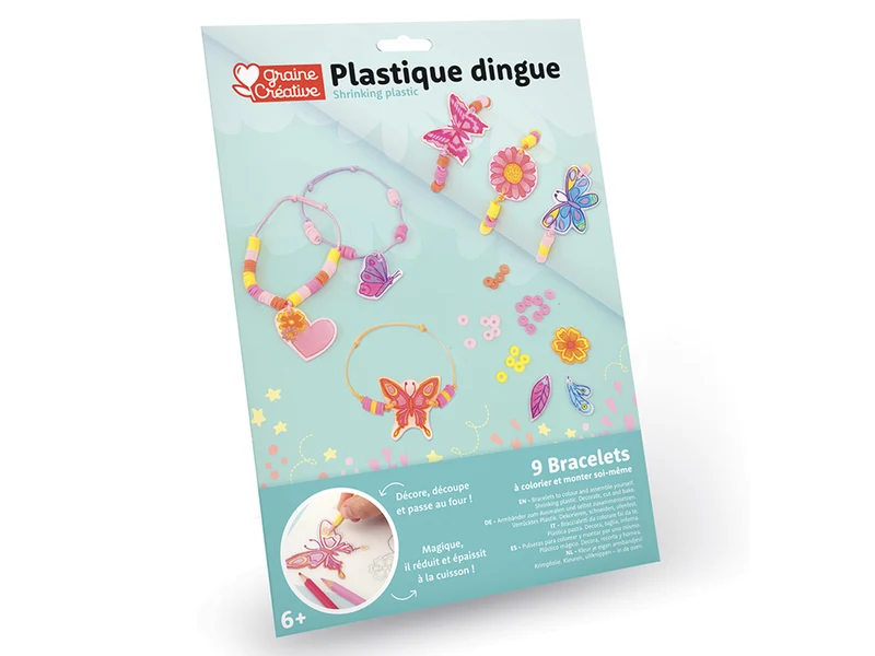 Kit plastique dingue bracelets - créations de bijoux enfants