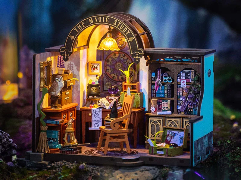 Pièce miniature Bureau de magie DIY - Rolife