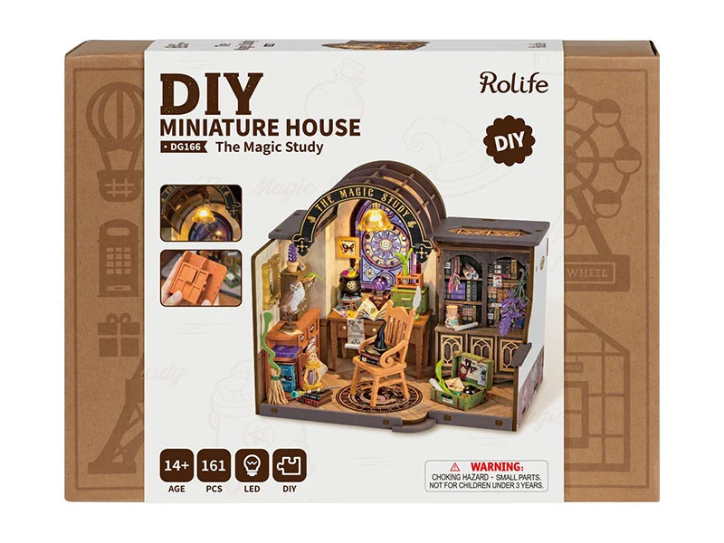 Pièce miniature Bureau de magie DIY - Rolife