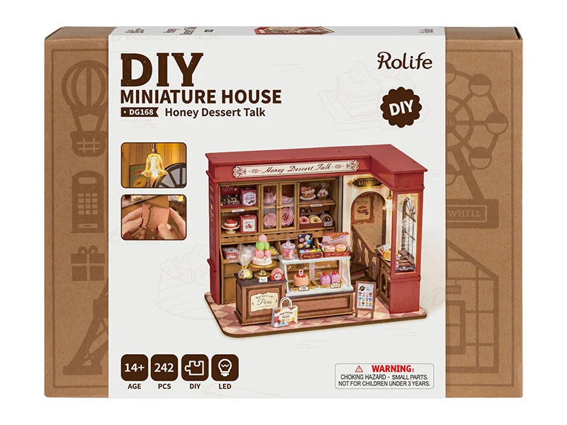 Pièce miniature Pause gourmande Honey Dessert DIY - Rolife