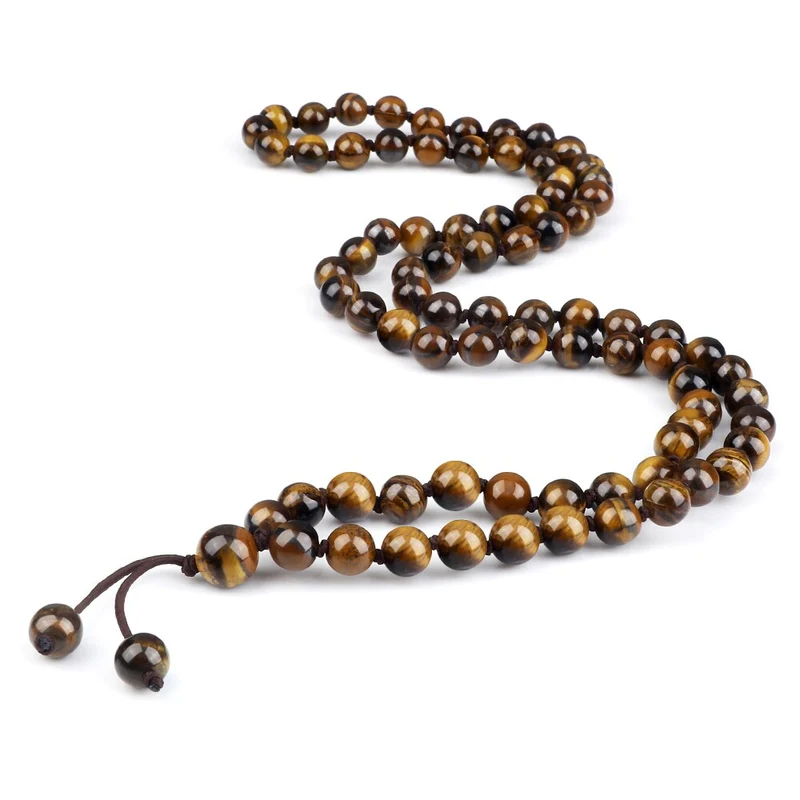 Collier de méditation en œil de tigre