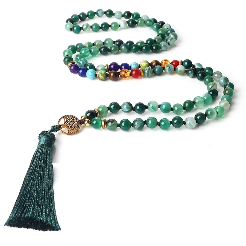 Collier Mala 108 perles pour la méditation
