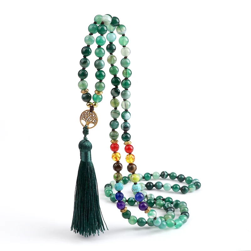 Collier Mala 108 perles pour la méditation