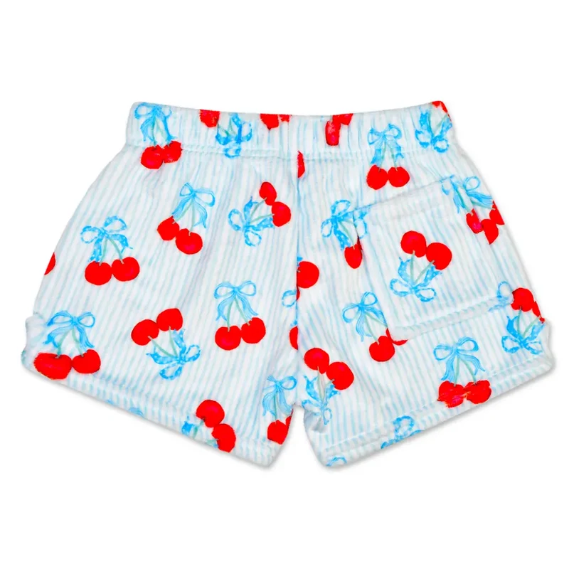 Iscream Cherry on Top Plush Shorts for Youth