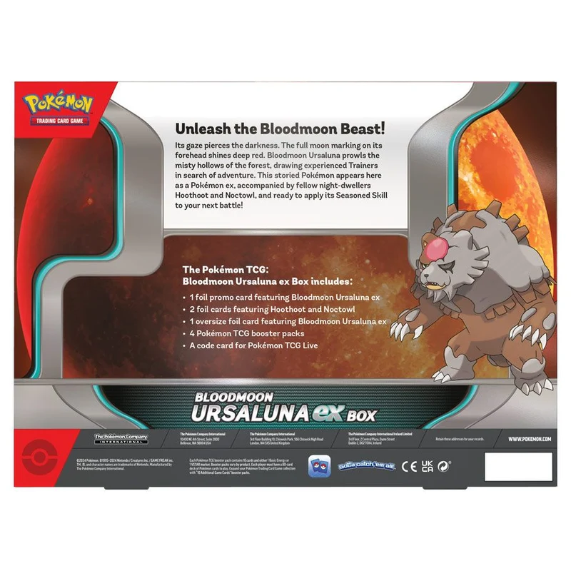 Pok├⌐mon TCG: Bloodmoon Ursaluna ex Box