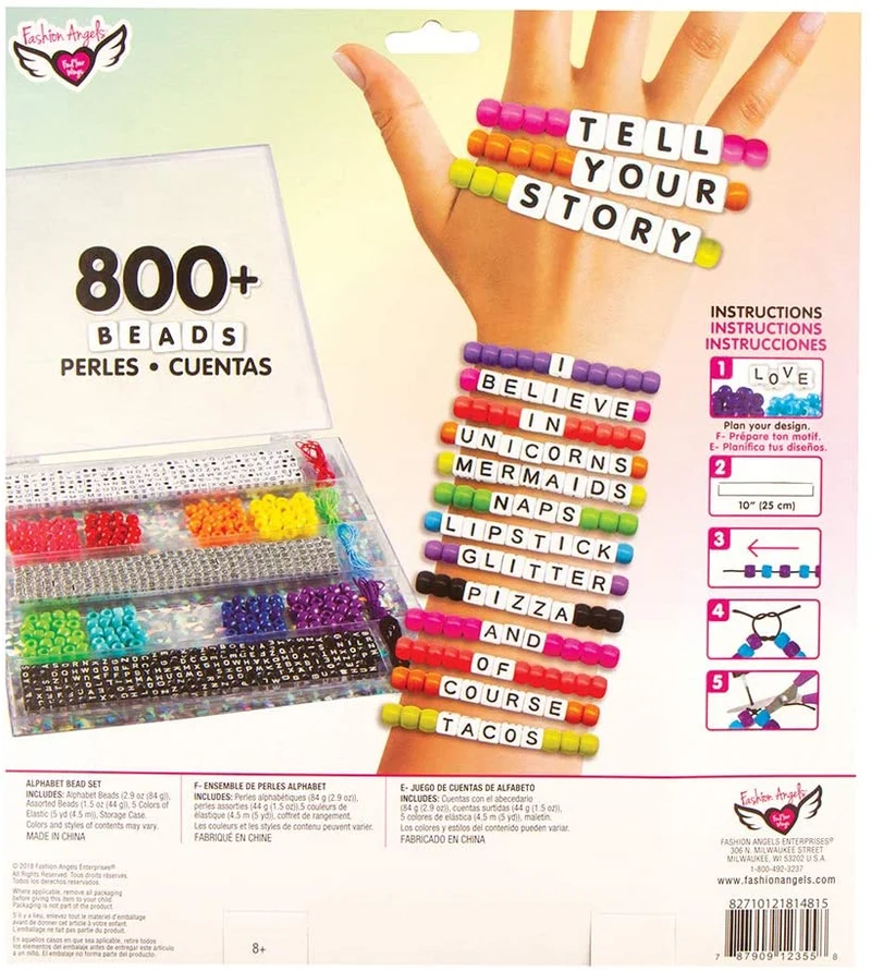 Alphabet Bead Case Lg