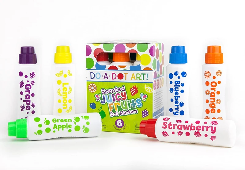 Dot A Dot Markers 6 Pack Juicy Fruit