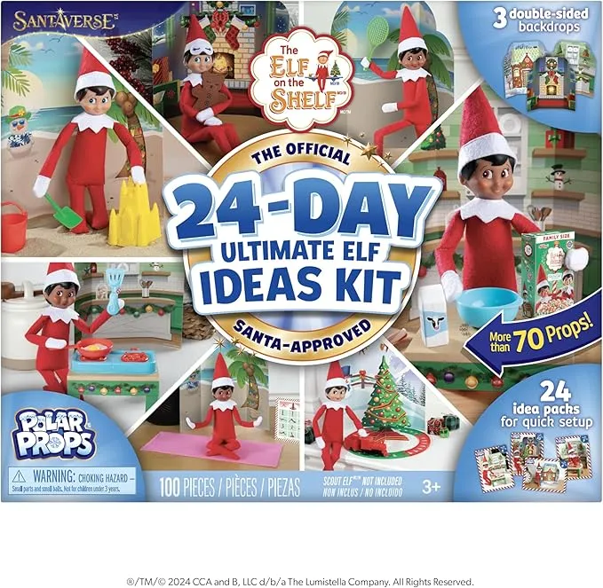 Elf on the Shelf 24-Day Ultimate Idea Kit Polar Props