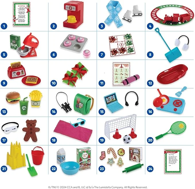 Elf on the Shelf 24-Day Ultimate Idea Kit Polar Props