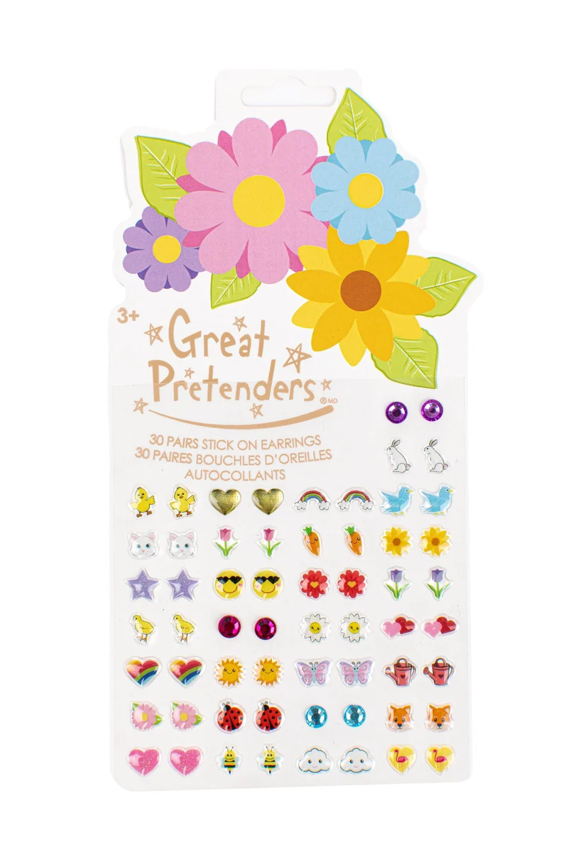 Flowers Sticker Earrings