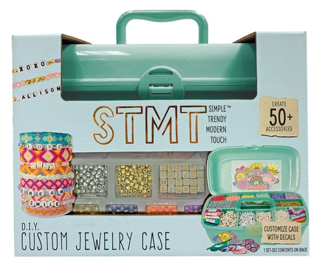 D.I.Y Custom Teal Jewelry Case Teal