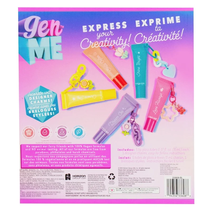 GenMe Lip Gloss Charms Kit