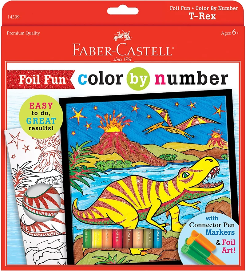 Color by Number Dino