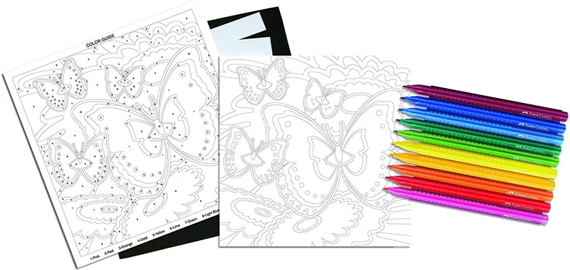 Color by Number Bloomin B