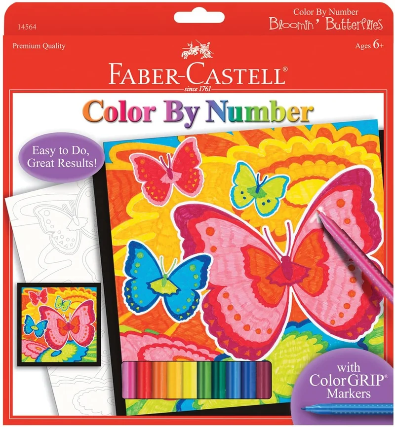 Color by Number Bloomin B