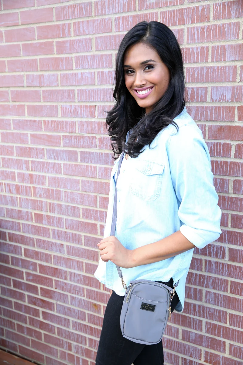 * Kedzie Crossbody Gray