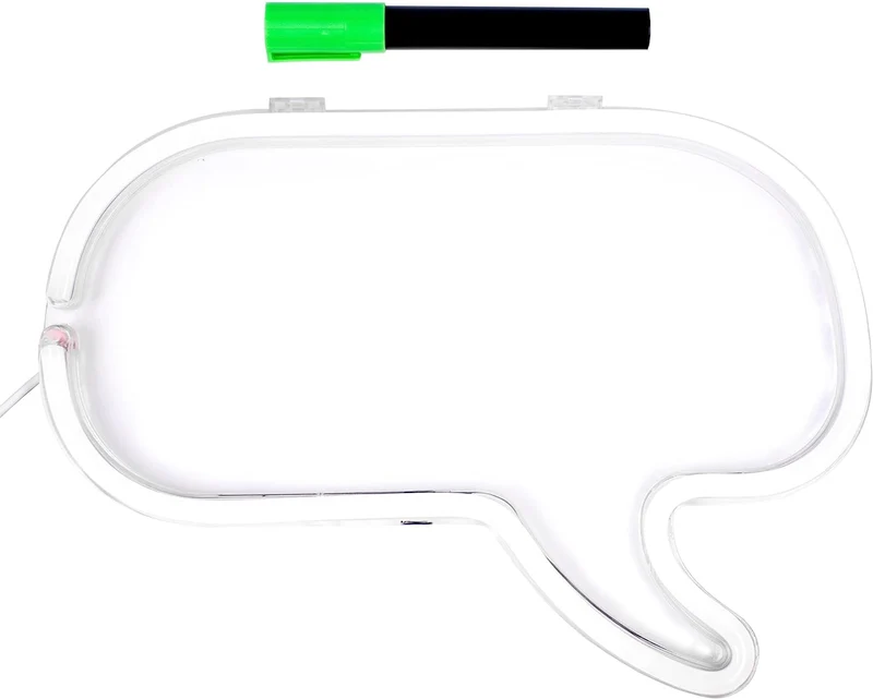 Neon Speech Bubble Light