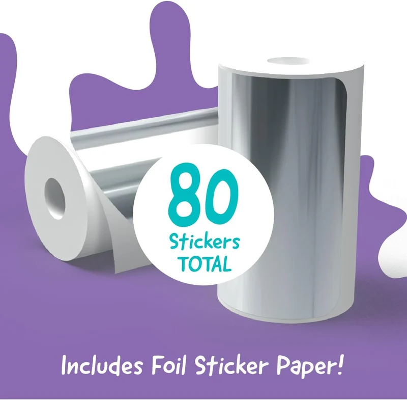 Hello Blink - Sticker Maker - Refill Pack with 80 Foil Stickers