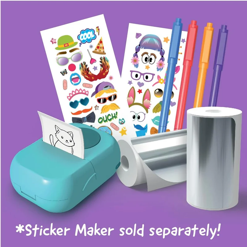 Hello Blink - Sticker Maker - Refill Pack with 80 Foil Stickers