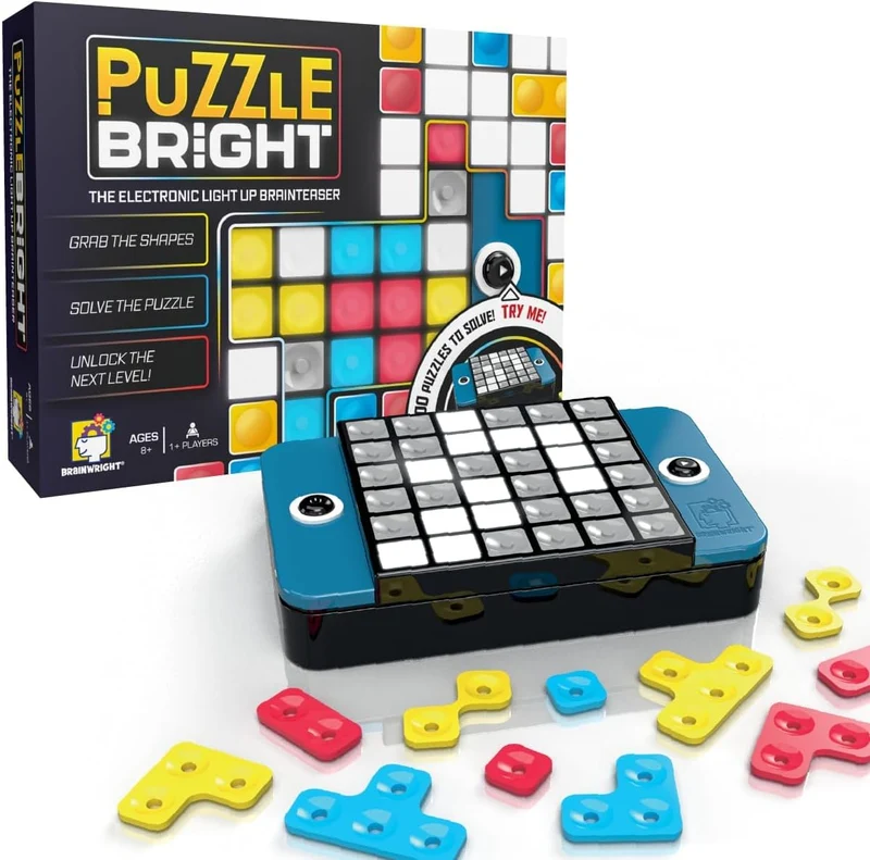 Puzzle Bright - Interactive Light-Up Brain Teaser with 300+ Challenges