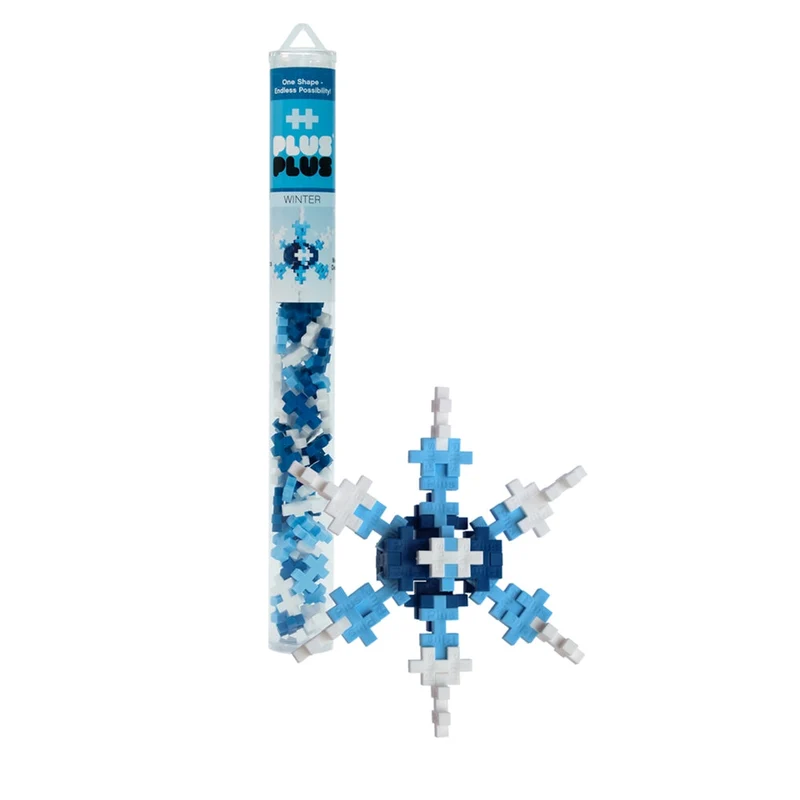 Plus Plus Snowflake Tube