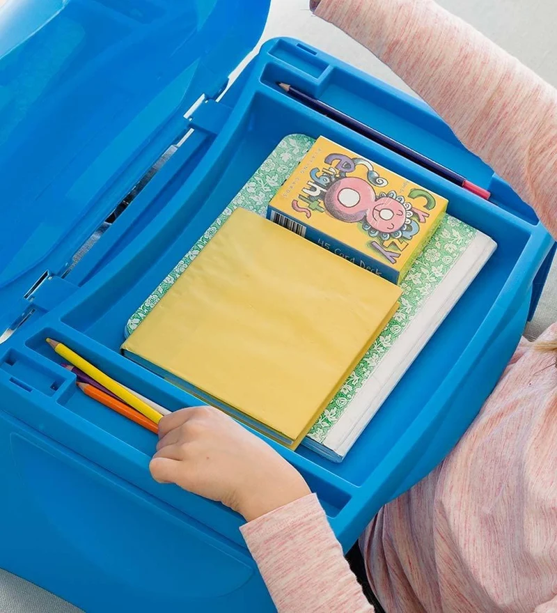Blue Folding Lap Desk