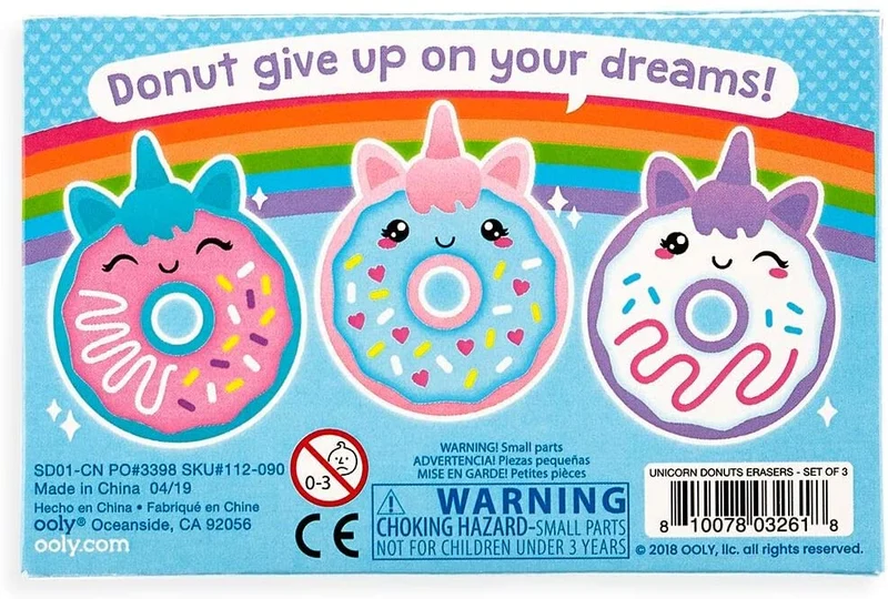 Magic Bakery Unicorn Donut Scented Erasers