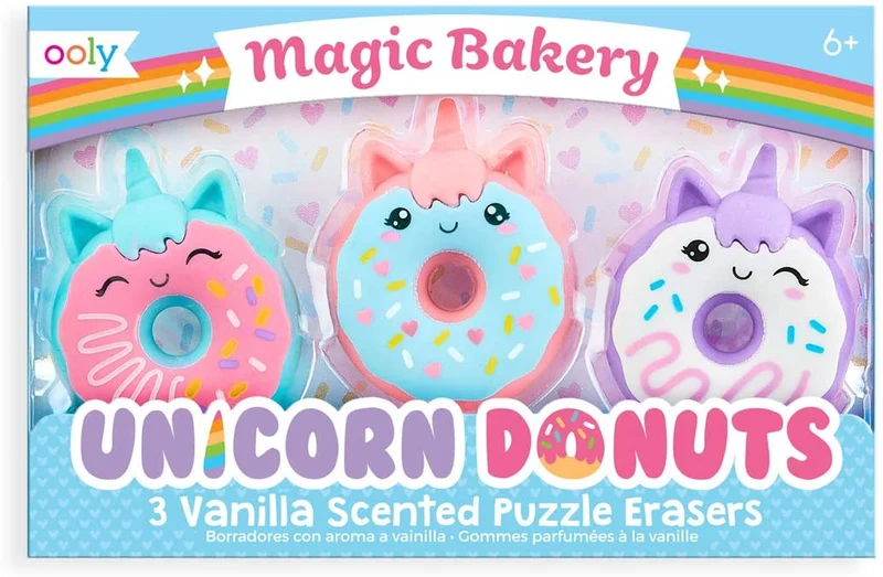 Magic Bakery Unicorn Donut Scented Erasers