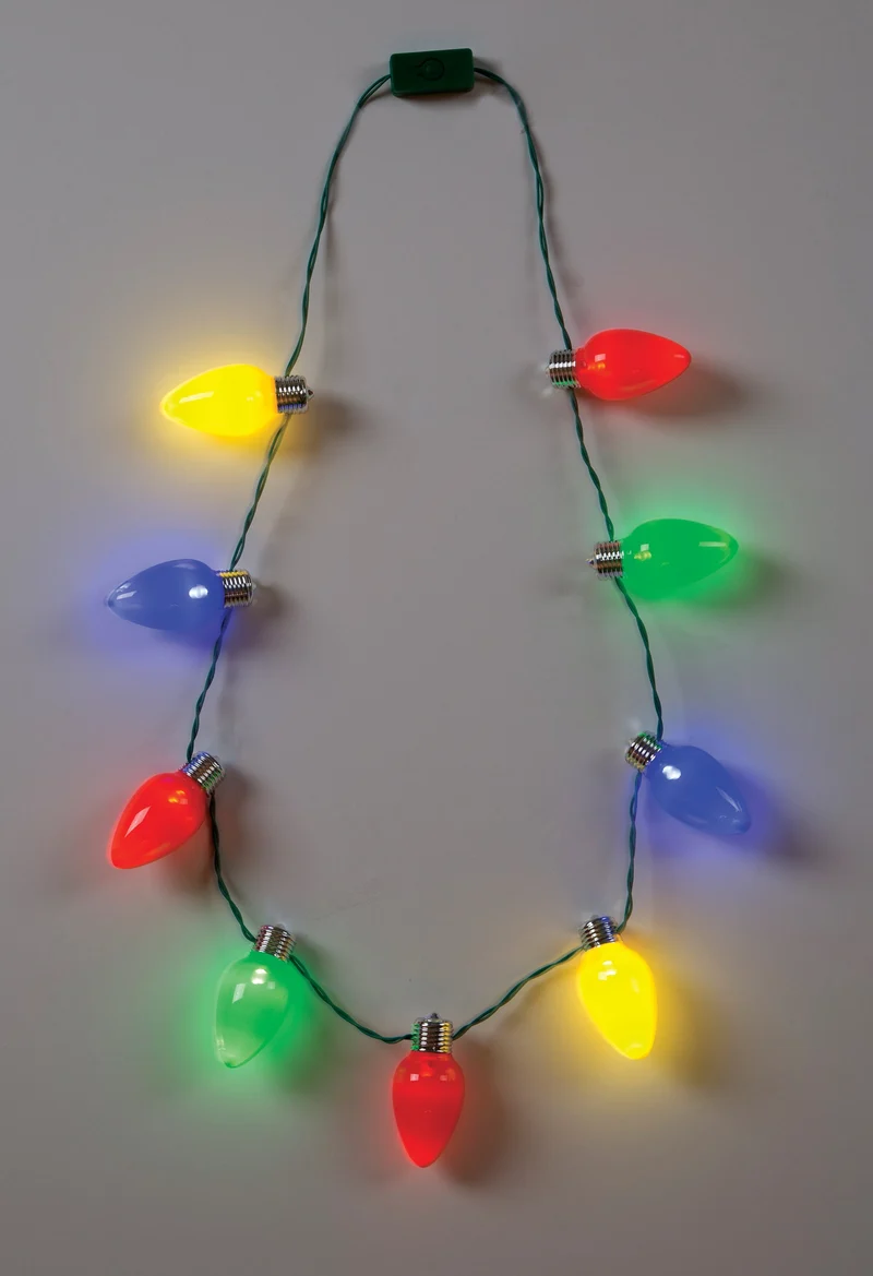 Flashing Lights Necklace