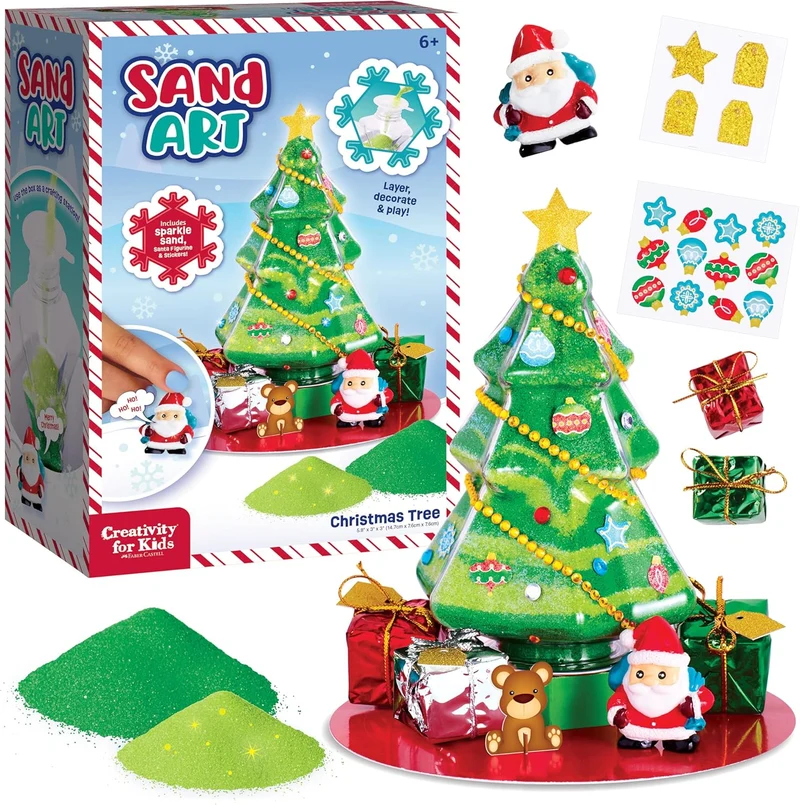 Sand Art Christmas Tree