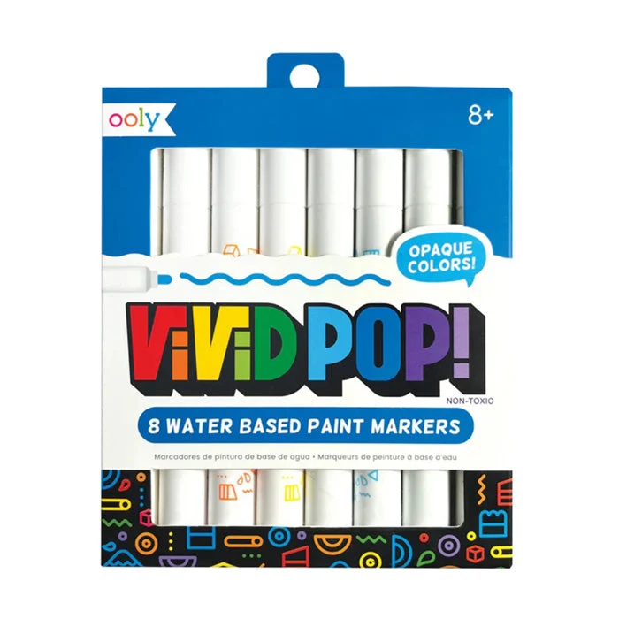 Vivid Pop Paint Markers Classic Set of 8