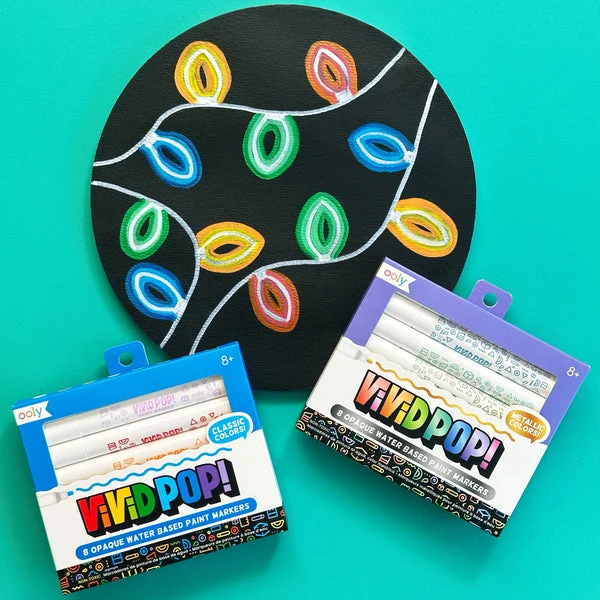 Vivid Pop Paint Markers Classic Set of 8