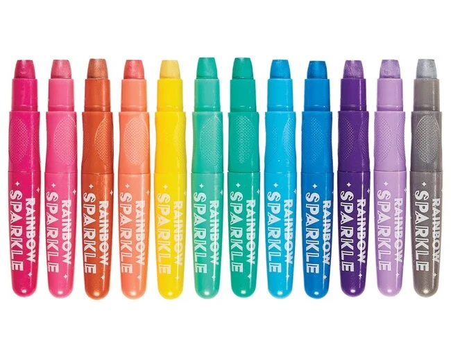 Rainbow Sparkle Watercolor Gel Crayons