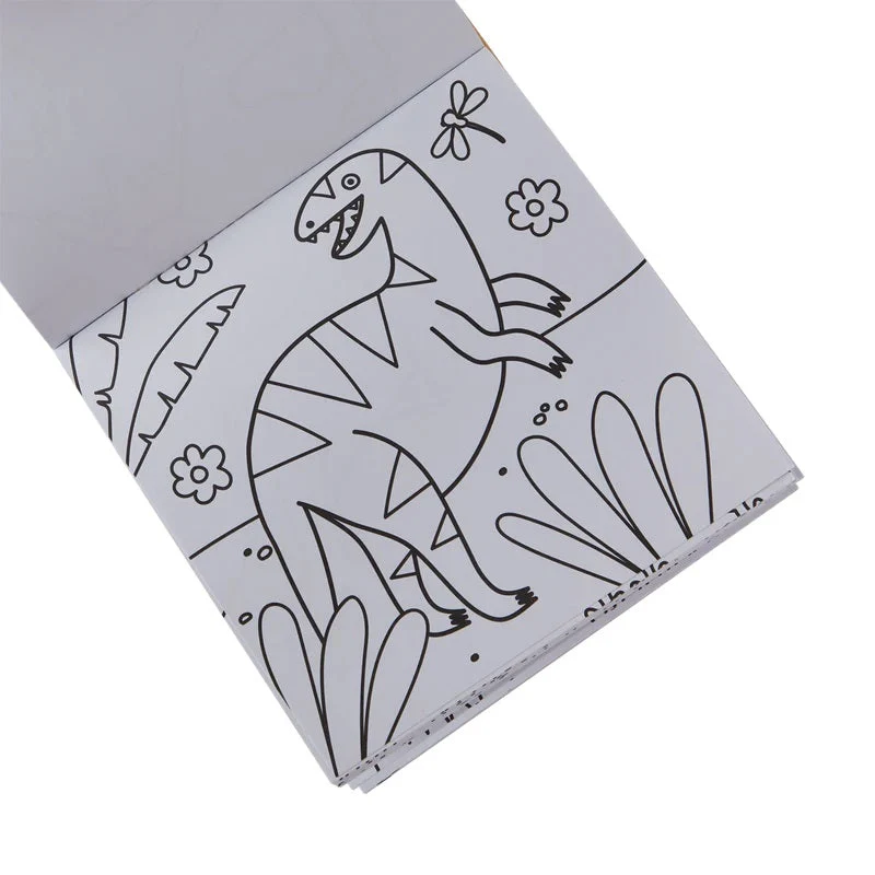 Carry Along Coloring Book Set Dinoland