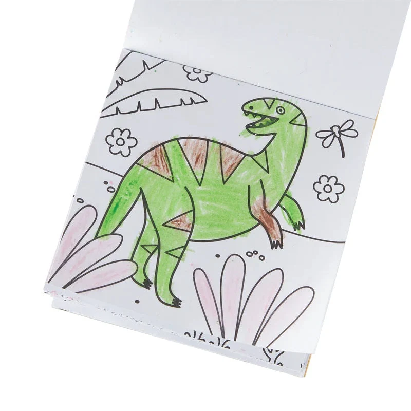 Carry Along Coloring Book Set Dinoland
