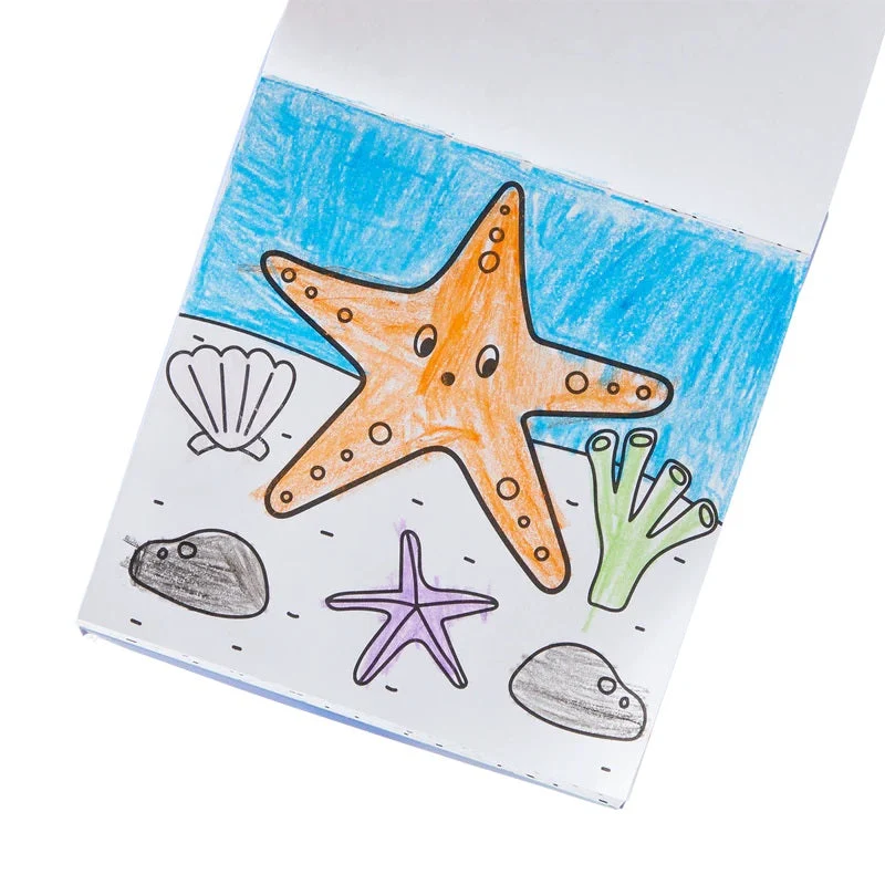 Sea Life Carry Color Book
