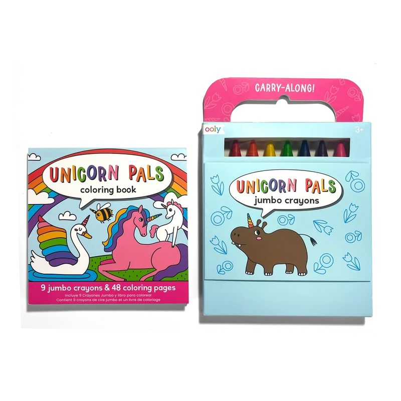 Carry Along! Unicorn Pals Coloring Book
