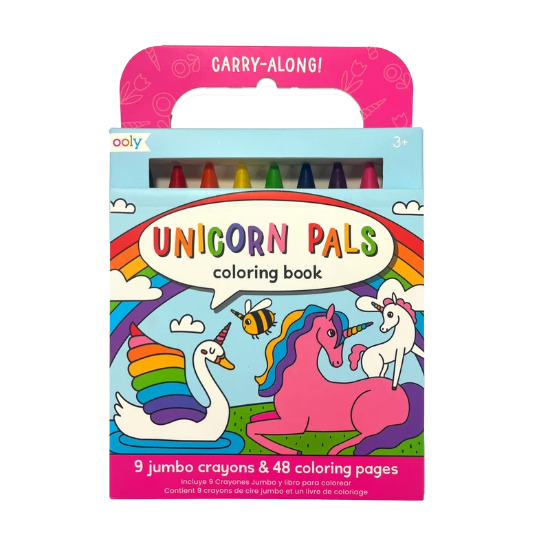 Carry Along! Unicorn Pals Coloring Book