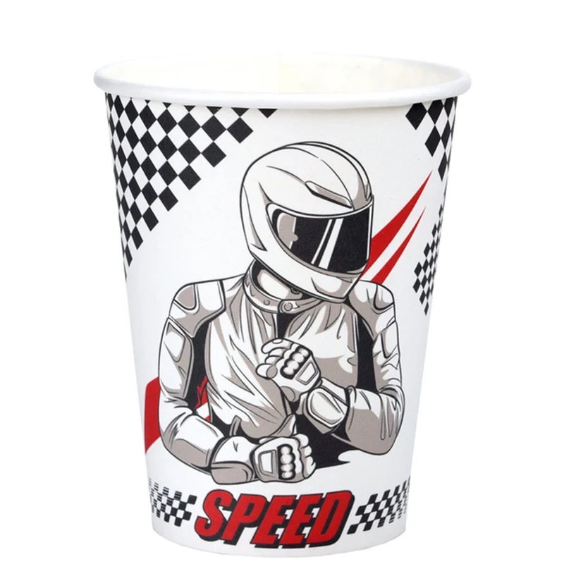 Formula 1 Party Paper Cups, 9 Oz, 10 Count