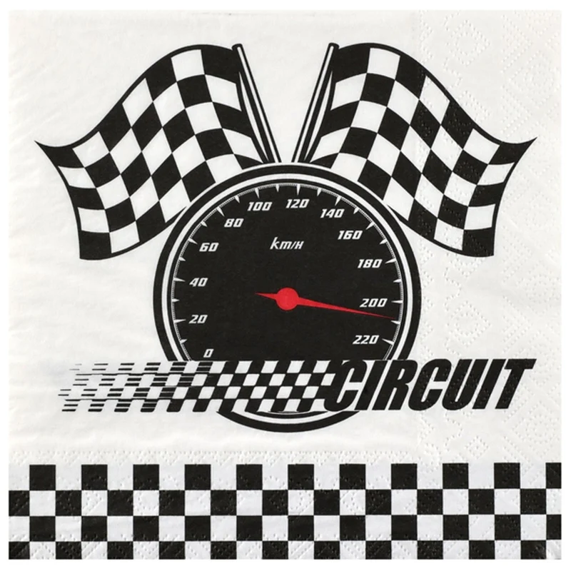Formula 1 Large Lunch Napkins, 20 Count