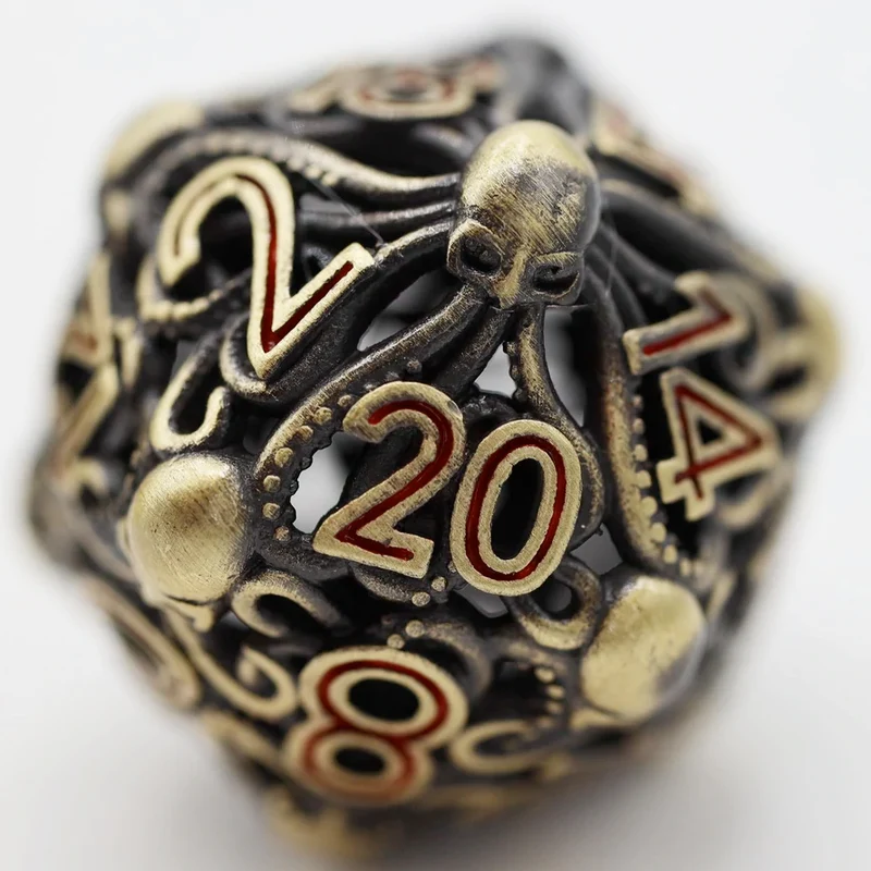 Mind Eater Hollow RPG Dice Set - Bronze