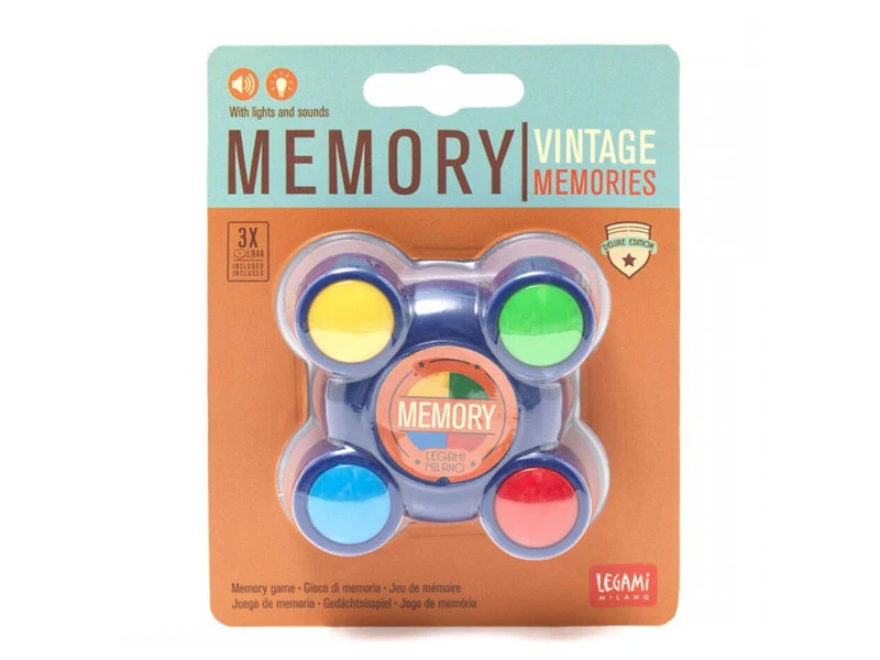 Mini Jeu Memory - Avec lumière et effet sonore - Bleu nuit