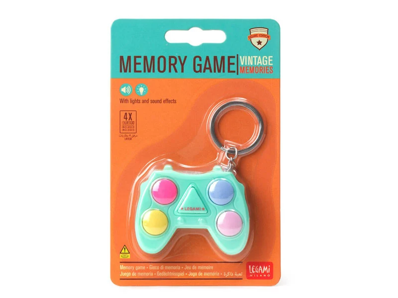 Mini Jeu Memory - Avec lumière et effet sonore - Turquoise